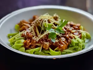 Fideos + salsa boloñesa