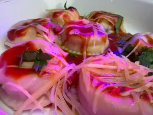 Sorrentinos verdura + salsa fileto