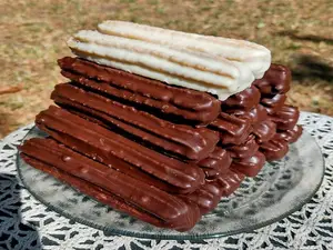 Churro bañado chocolate