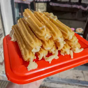 Churro rell pastelera casera