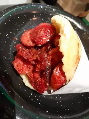 Arepa de chorizo
