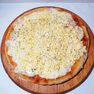 Pizza con huevo