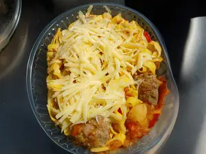 FIDEOS CASEROS CON ESTOFADO