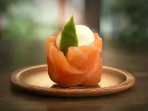 Geisha de salmón, palta y queso (unidad)