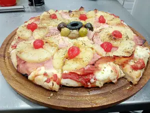 Jamón y ananá