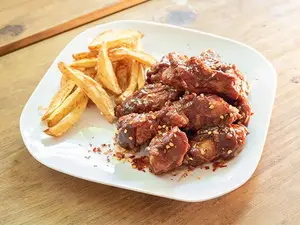 Alitas bbq picante