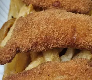 Pechurricas yanqui con papas fritas