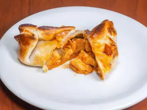 Pollo asado al horno vegetales y muzzarella