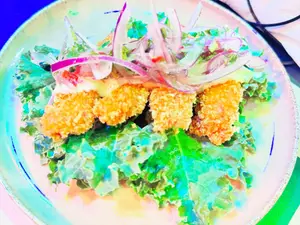 Sashimi De Salmon Crocante X 4