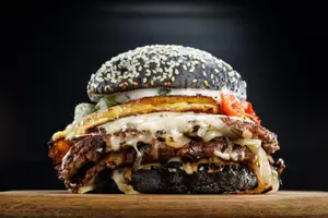 Black beast doble burger