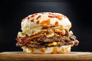 Burger criolla doble