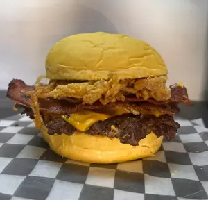 Crispy honey simple burger