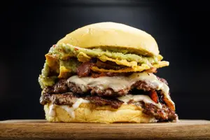 Mexican burger doble