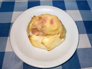 Canasta jamon y queso