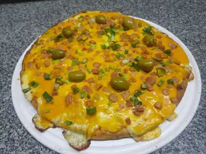 Pizza cheddar
