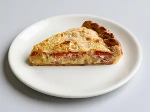 Tarta jamon y queso porcion