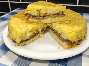 Tortilla con mila simple