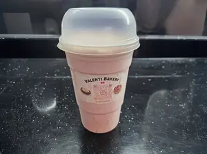 Batido de banana y frutilla