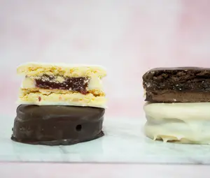 Alfa de frambuesa choco blanco