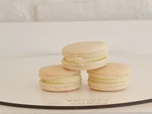 Macaron vainilla y chocotorta