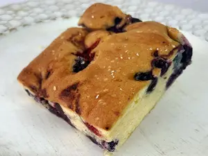 Cuadrado de frutos rojos