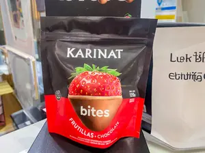 Bites frutillas bañadas en chocolate