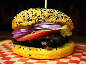 Burger burke + papas