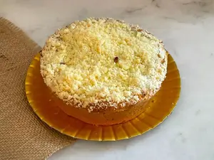 Mono crumble de manzana