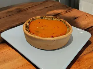 Tarta calabaza, verdura ricota