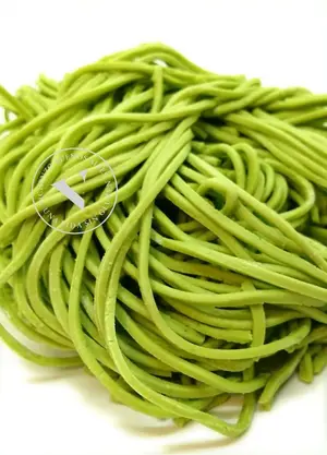 Fideos tallarines espinaca