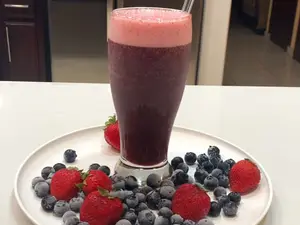 Licuado de frutos del bosque