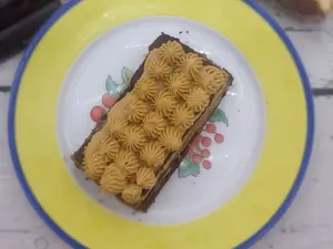Porción de chocotorta
