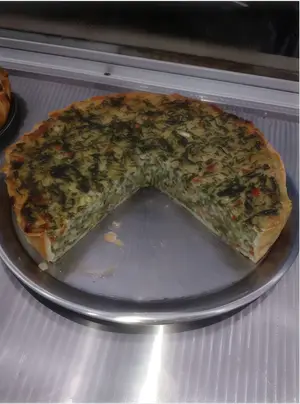 Tarta de acelga (porción)