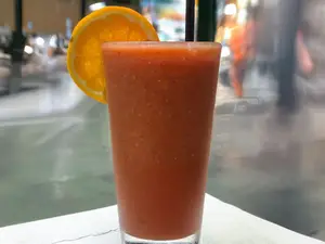 Smoothie De Frutilla Y Naranja