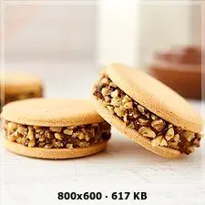 Alfajores con nuez