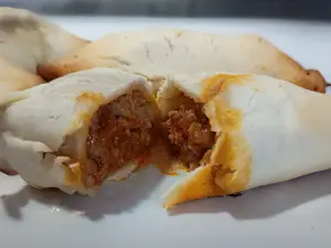 Empanada bondiola braseada