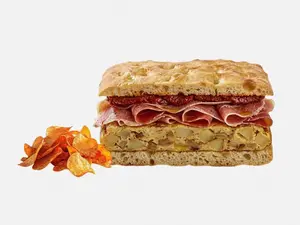 Patata sándwich + chips