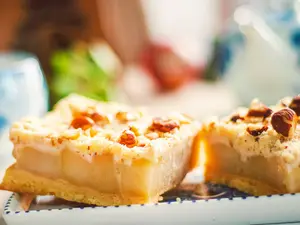 Crumble De Peras Con Almendras