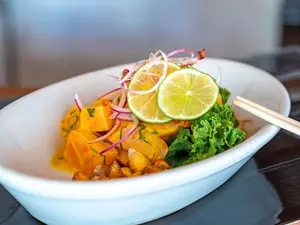 Ceviche lima sake