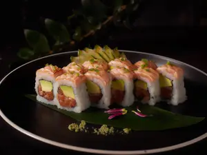 Roll dos salmones  (10 piezas)