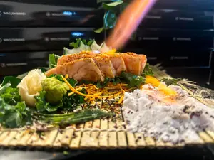 Sashimi tataki (5 piezas)