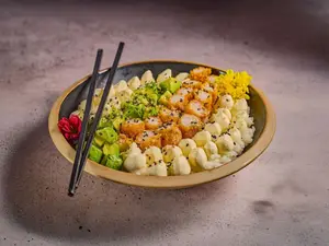 Sushi Salad De Langostinos