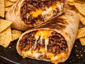 El derretido con nachos