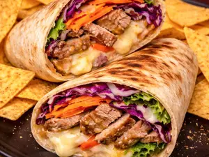 Wrap Mostazón C/Nachos
