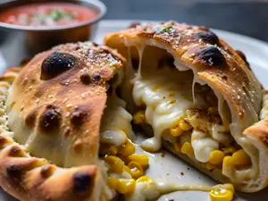 Calzone choclo y huevo grande