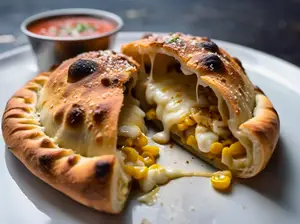 Calzone de choclo y huevo xl
