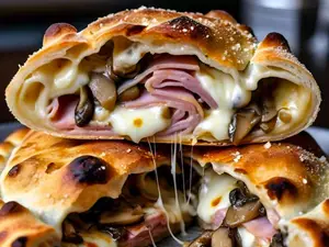 Calzone jamon y champignon gde