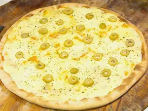 Muzzarela y anchoas.4 porcion