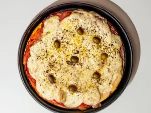 Muzzarella con jamón chica