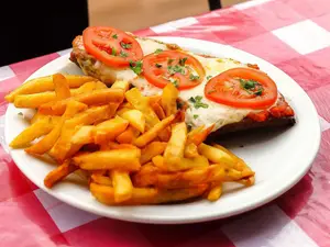 Milanesa caprese